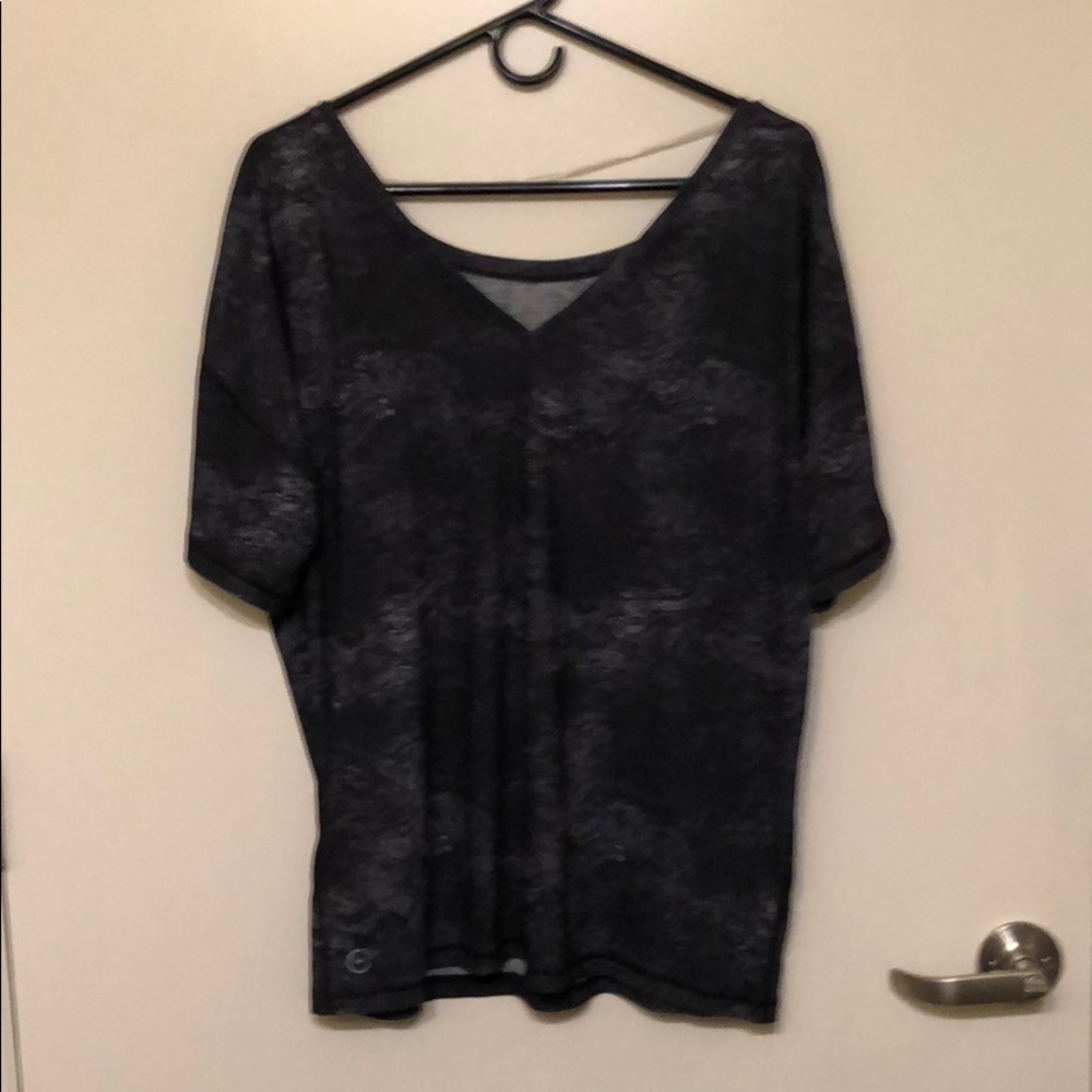Grey Workout Top